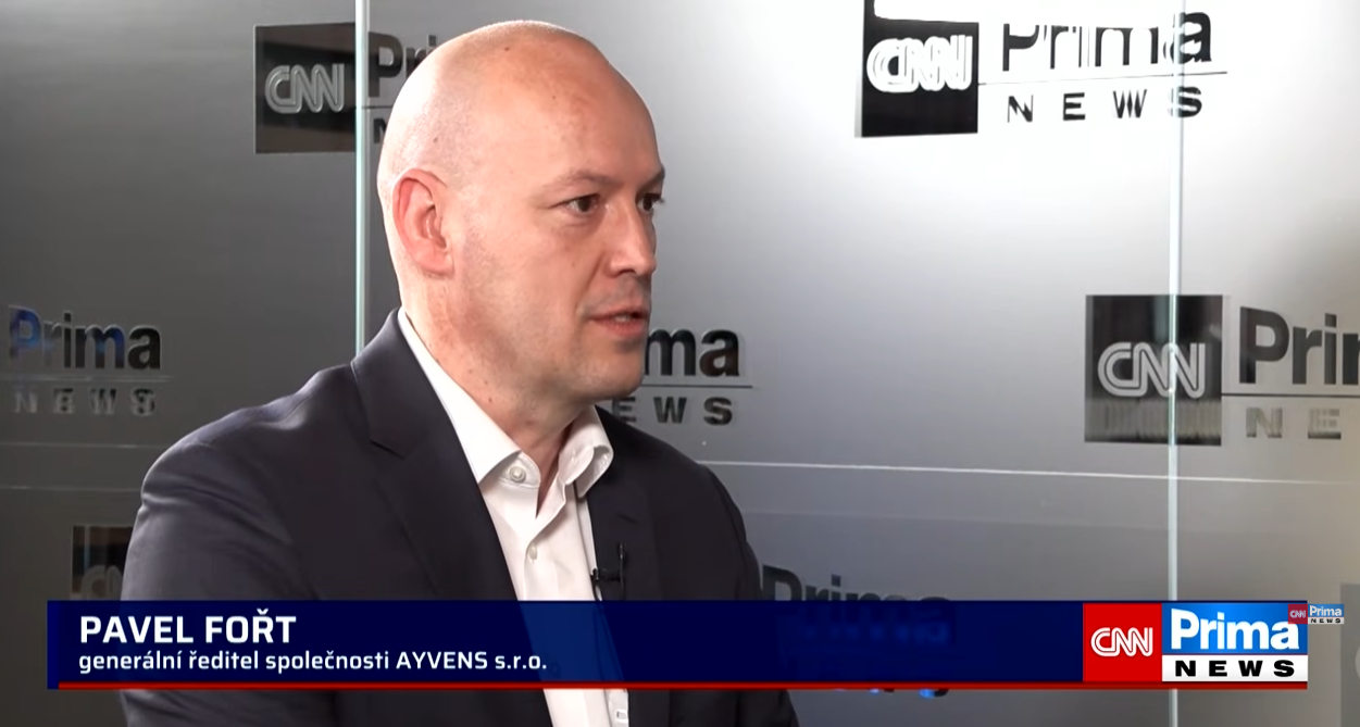 Ayvens na obrazovkách CNN Prima News